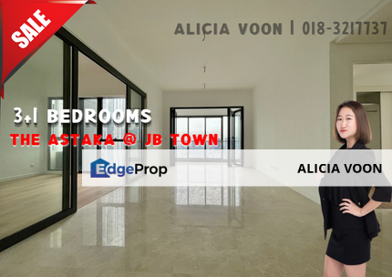 The Astaka 3+1 bedrooms  Tower B  High Floor, Johor, Johor Bahru