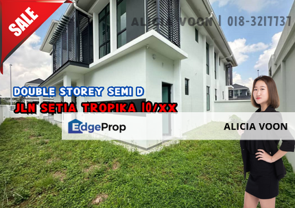 Alocasia Setia Troipika Double Storey Semi D, Johor, Setia Tropika