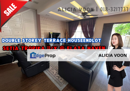 Setia Tropika Elata Haven Double Storey Terrace House End Lot , Johor, Setia Tropika