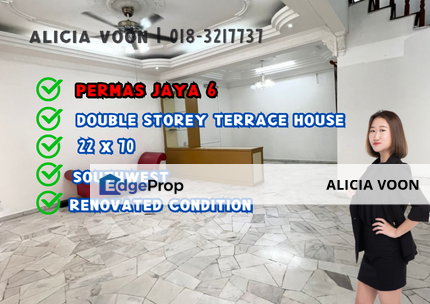 Permas Jaya Double Storey Terrace House, Johor, Permas Jaya/Senibong