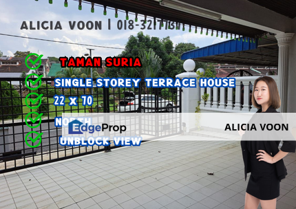 Taman Suria Jalan Murni Single Storey Terrace House, Johor, Johor Bahru