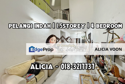 Pelangi Indah Jalan Pesona 1.5 Storey 4 Bedroom, Johor, Ulu Tiram