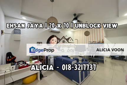 Ehsan Jaya Double Storey Terrace House Unblock View, Johor, Johor Bahru