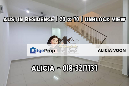 Austin Residence Double Storey Terrace House Unblock View, Johor, Johor Bahru