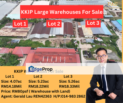 Sepanggar KKIP Large Warehouse Factory I Industrial I Kilang , Sabah, Kota Kinabalu