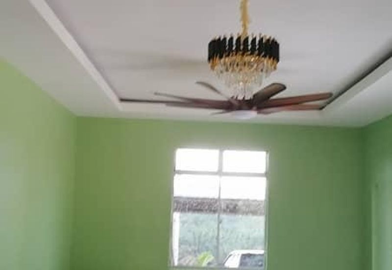 Tanah Dusun Banyak Pokok Buah dan Banglo Geran Individu Tepi Jalan Besar 