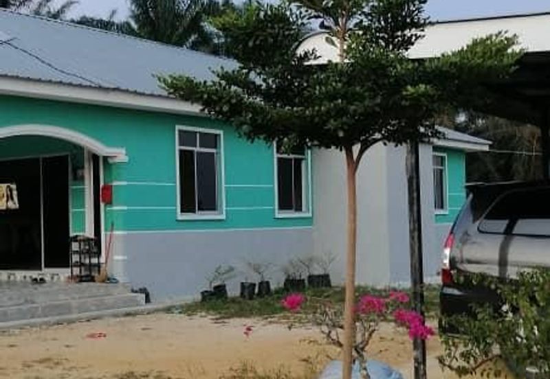 Tanah Dusun Banyak Pokok Buah dan Banglo Geran Individu Tepi Jalan Besar 