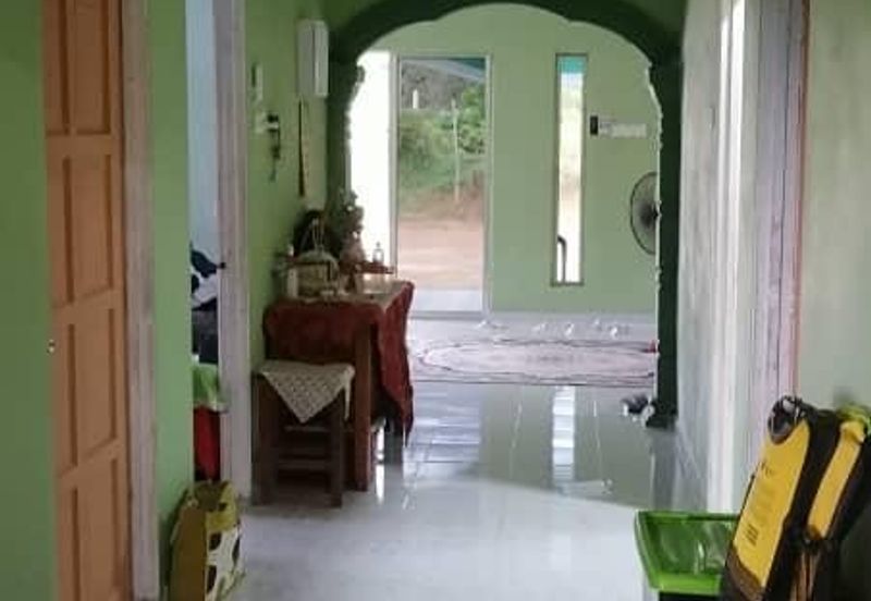 Tanah Dusun Banyak Pokok Buah dan Banglo Geran Individu Tepi Jalan Besar 