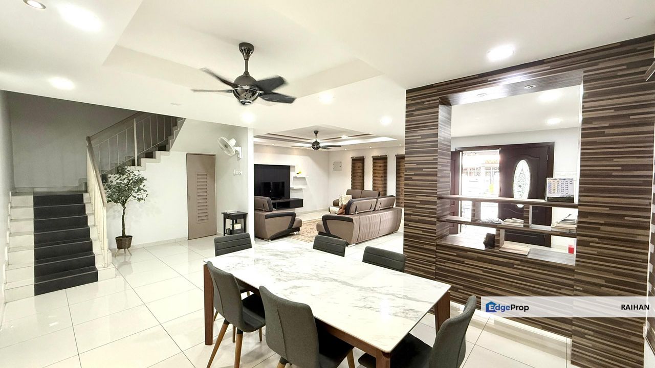 Bandar Putra Bertam Double Storey Semi D Renovated Partially Furnished, Penang, Bertam