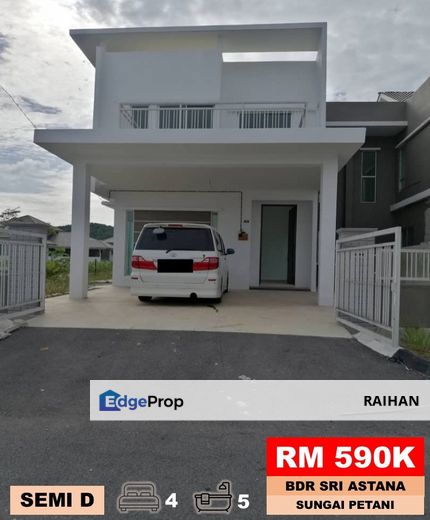 Astana Park Homes Bandar Sri Astana Sungai Petani New Gated Guarded Semi D , Kedah, Kuala Muda