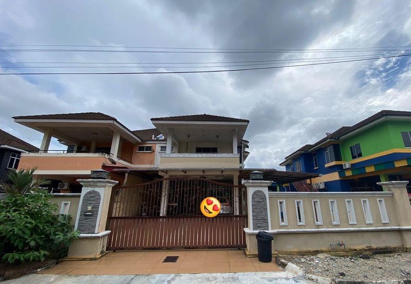 Taman Jawi Indah Sungai Jawi Penang Fully Renovated Freehold Semi D Extended Kitchen 