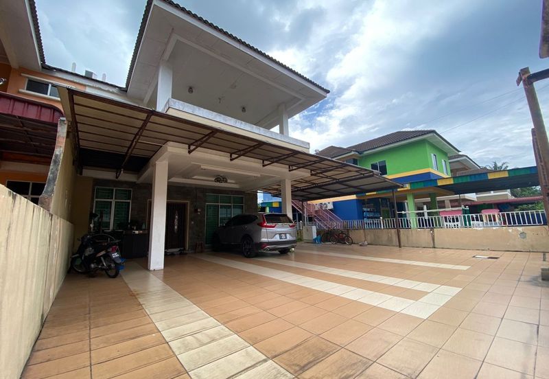 Taman Jawi Indah Sungai Jawi Penang Fully Renovated Freehold Semi D Extended Kitchen 