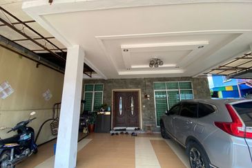 Taman Jawi Indah Sungai Jawi Penang Fully Renovated Freehold Semi D Extended Kitchen 