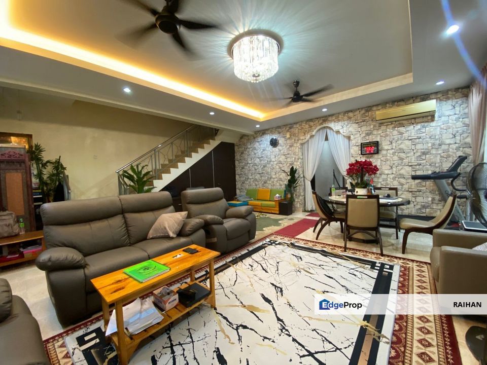 Taman Jawi Indah Sungai Jawi Penang Fully Renovated Freehold Semi D Extended Kitchen , Penang, Sungai Jawi