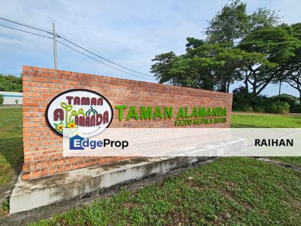 Lot Kediaman Freehold Geran Individu Taman Alamanda Kepala Batas Penang Harga Nego, Penang, Tasek Gelugor