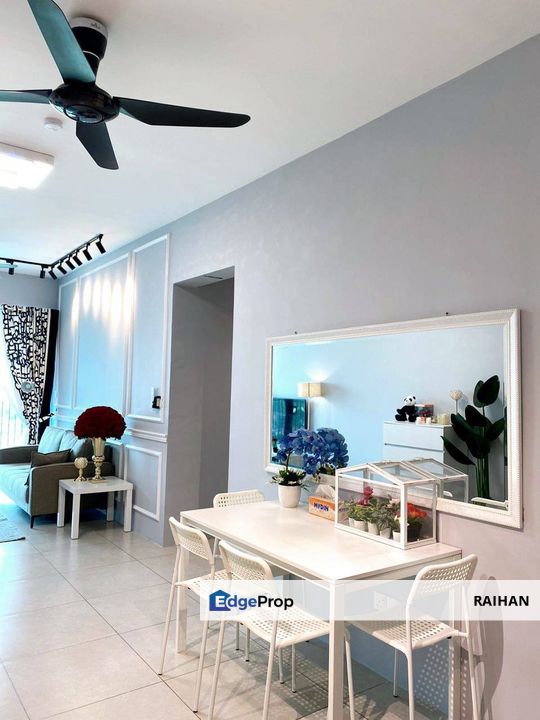 Meritus Residensi Perai Freehold Renovated and Fully Furnished Harga Nego , Penang, Seberang Perai