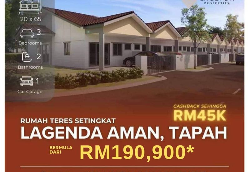 Lagenda Aman Tapah Perak Rumah Baru Siap Solar Panel Harga mirah