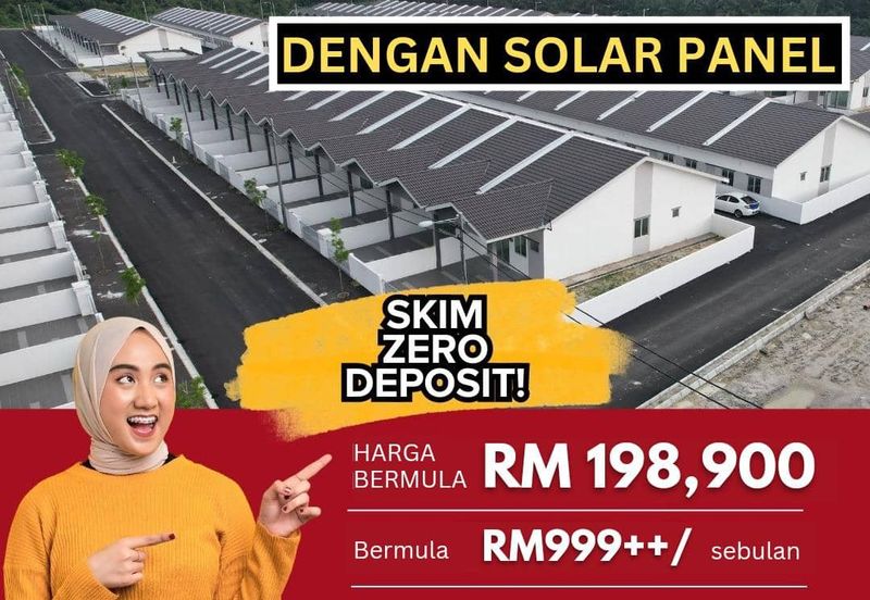 Lagenda Aman Tapah Perak Rumah Baru Siap Solar Panel Harga mirah