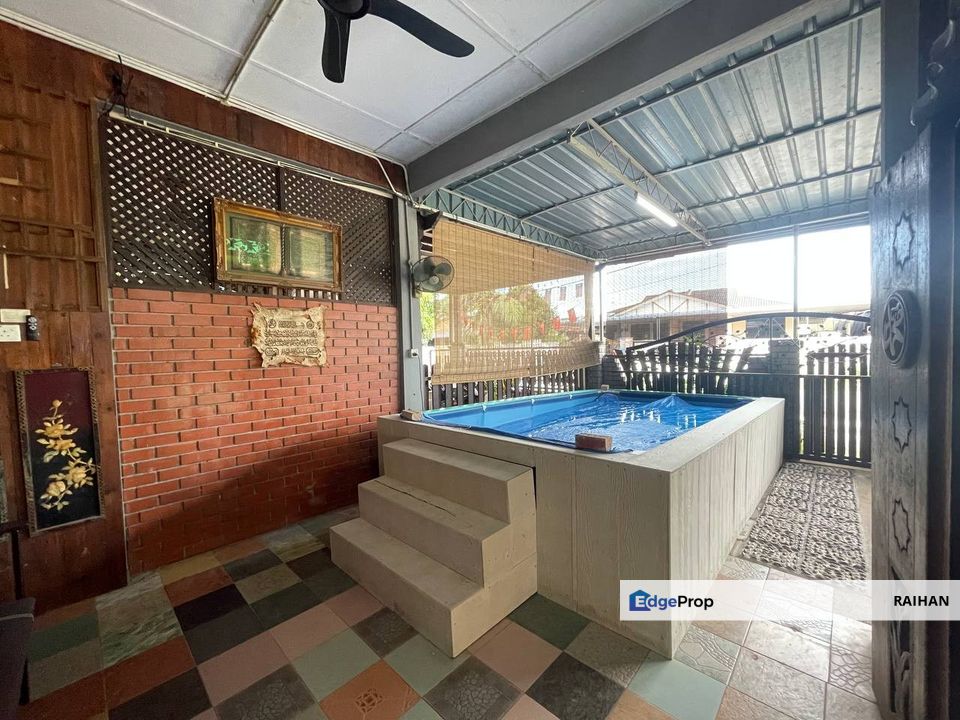 Taman Gemilang Lunas Kedah Fully Reno Furnished Non Bumi Semi D ada Pool, Kedah, Lunas