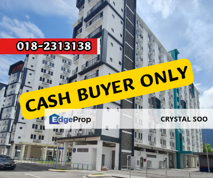 SPECIAL FOR CASH BUYER!!! Ready Tenant Inside DIRECT OWNER FULLY FURNISH Freehold Studio for SALE, Gated Guarded, Perak, Kampar