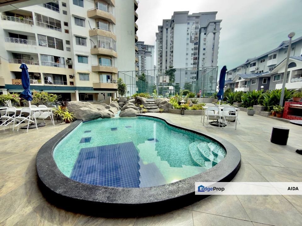 Sri Lata Condominium, Desa Petaling 1,280 sf, 4 room, 2carpark 400k only!, Kuala Lumpur, Desa Petaling