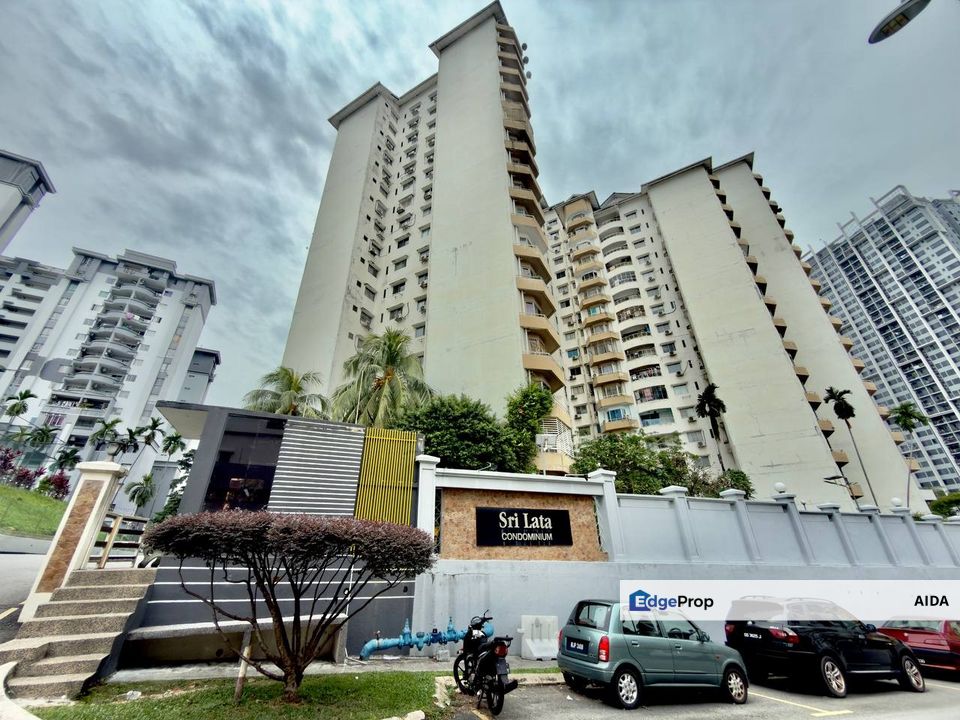 Sri Lata Condominium, Desa Petaling 1,280 sf, 4 room, 2carpark 400k only!, Kuala Lumpur, Desa Petaling