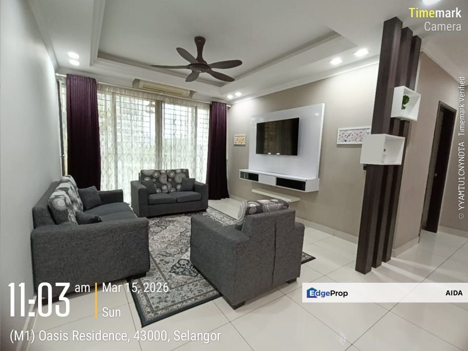 Oasis 2, Fully Furnished, Bigger Size RM1,800, Selangor, Kajang