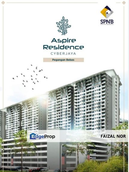 ASPIRE RESIDENCE CYBERJAYA , APARTMENT MEWAH DGN HARGA MURAH , FACILITY TERBAIK 2 PARKING BRAND NEW , RUMAH SUDAH SEDIA DIDIAMI, Selangor, Cyberjaya