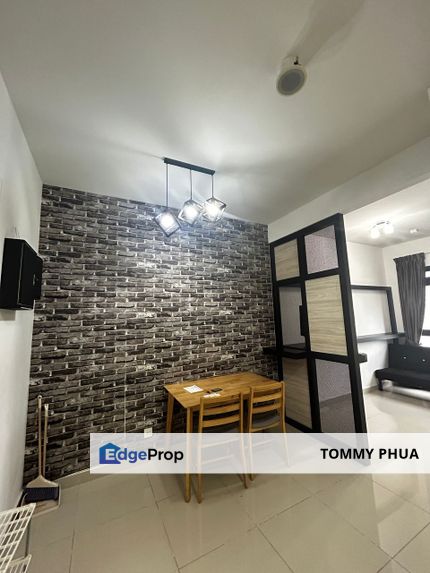 Meridian 2 1 bedroom & 1 bathroom Intermediate lot for rent RM1500 ! High floor Digital lock, more secure Nice renovation & deco Fully furnished, Johor, 