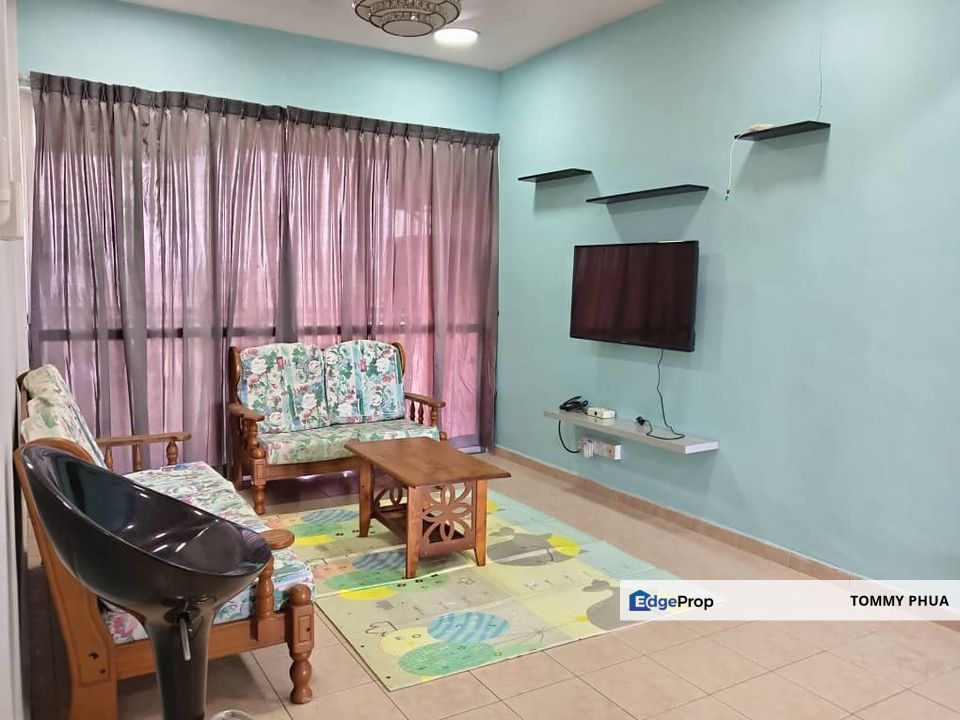 Putri Ria Blk. A Megah Ria, Johor Apartment 3 bedrooms & 2 Bathrooms rent RM1500 Fully Furnished , Johor, Masai