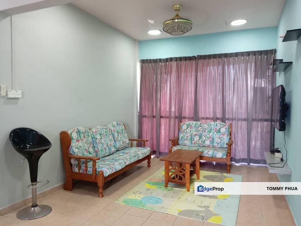 Putri Ria Blk. A Megah Ria, Johor Apartment 3 bedrooms & 2 Bathrooms rent RM1500 Fully Furnished , Johor, Masai