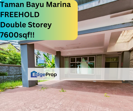 7600sqf!! Double Storey end lot @ Taman Bayu Puteri, Johor, Johor Bahru