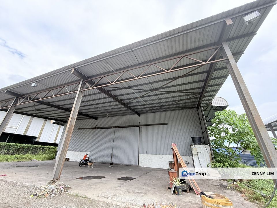 RM40k! Land 2 Acres, Warehouse 12k sf! Telok Gong Industrial Zoning Land with Warehouse to Let, Selangor, Port Klang