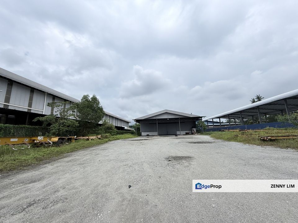 RM40k! Land 2 Acres, Warehouse 12k sf! Telok Gong Industrial Zoning Land with Warehouse to Let, Selangor, Port Klang