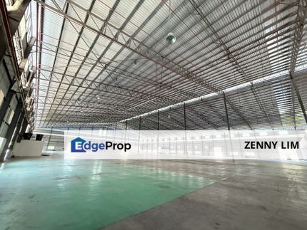 RM58.5m! Land 4.33 Acres, Built-up 130ksf, 1200 Amp, With CF! Kapar Detached Factory for Sale, Selangor, Klang