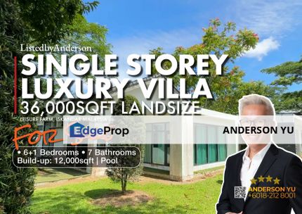 Leisure Farm Single-Storey Luxury Villa, Iskandar Puteri for Sale, Johor, Gelang Patah