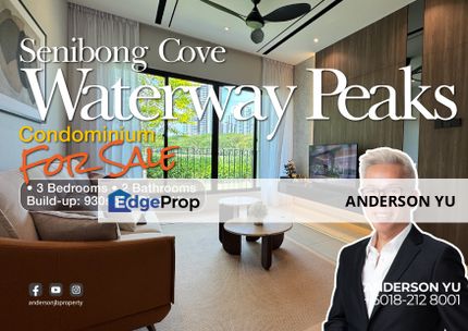 Waterway Peaks Condominium, Near CIQ & RTS in Senibong Cove Station for Sale, Johor, Masai