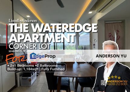 Fully Furnished Corner Lot  Apartment @ The Wateredge, Senibong Cove for Sale, Johor, Masai