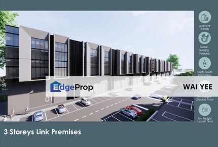 Sungai Buloh - 3 Storey Link Factory (New), Selangor, Sungai Buloh