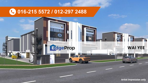 New 3 Storey Semi-D Factory 70 x 150 @ Puncak Alam Industrial Park , Selangor, Bandar Puncak Alam