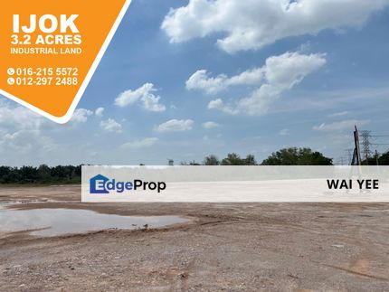 Industrial Land For Sale @ Ijok Kota Puteri, Selangor, Kuala Selangor