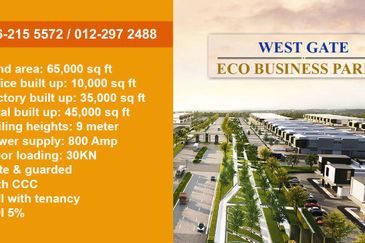Eco Business Park V, West Gate, Puncak Alam @ 3 Storey Detached Factory 