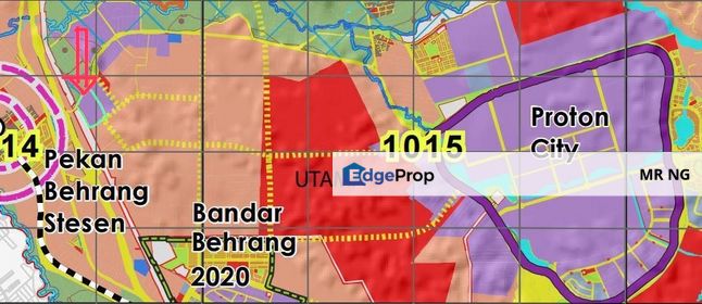 Behrang Agriculture Land Zooming for Industrial Land For Sale, Perak, Behrang Stesen