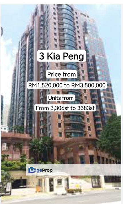 3 Kia Peng condo for Sale, Kuala Lumpur, KLCC