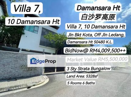 Villa 7, 10 Damansara Ht, Bkt Ledang, Damansara E dah., Kuala Lumpur, Damansara Heights