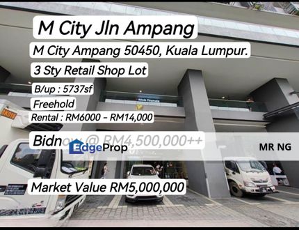 M City Retail Shop Jln Ampang, Kuala Lumpur, Ampang