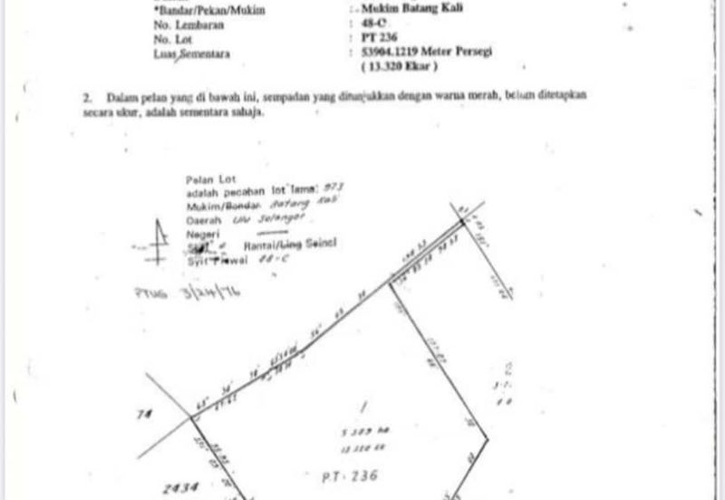 Batang Kali Industrial Land 