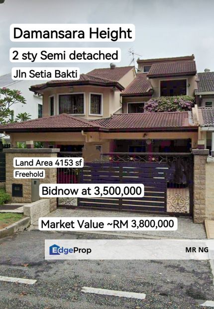 Damansara Height, Jalan Setia Bakti, Semi-Detached house for Sale, Kuala Lumpur, Damansara Heights