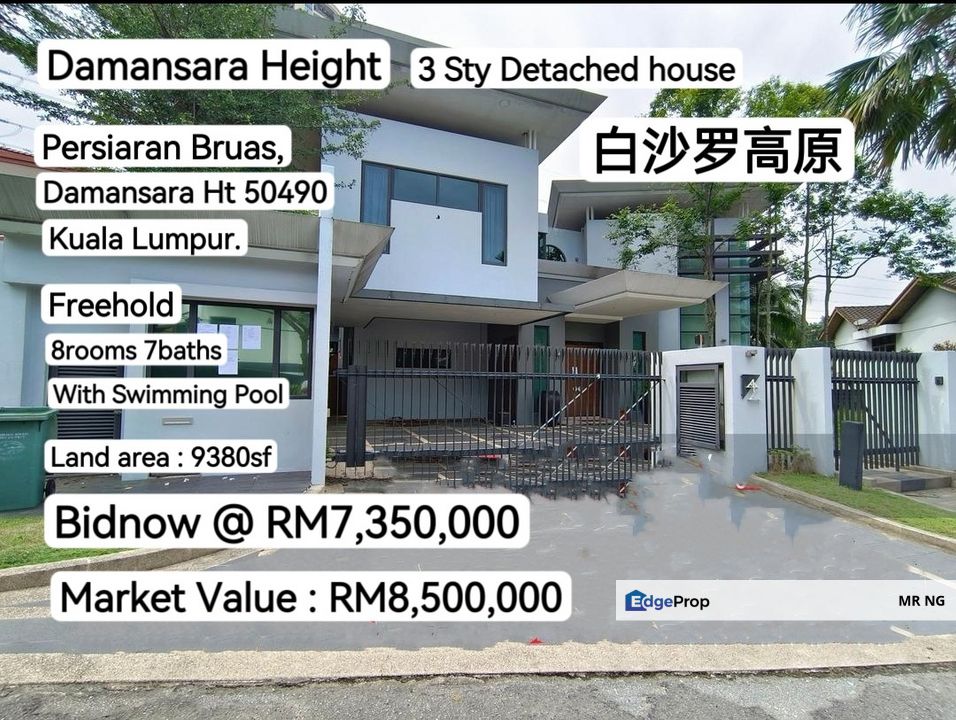 Damansara Height 3 Sty Detached house , Kuala Lumpur, Damansara Heights
