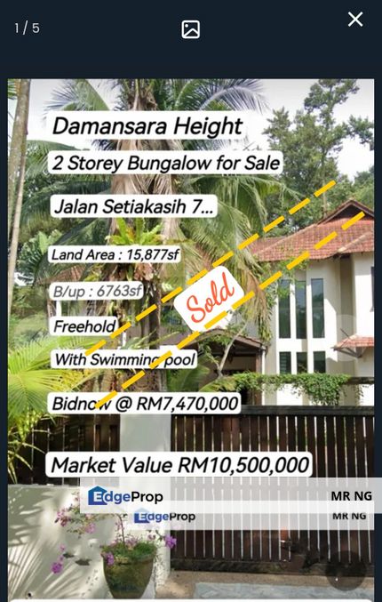 Damansara Height, Jalan Setiakasih, Bungalow for Sale, Kuala Lumpur, Damansara Heights